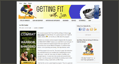 Desktop Screenshot of gettingfitwithjen.com